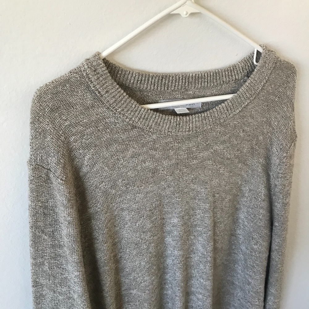 Outerknown Long Sleeve Pullover Sweater Organic Cotton and Wool Blend Mens Sz XL